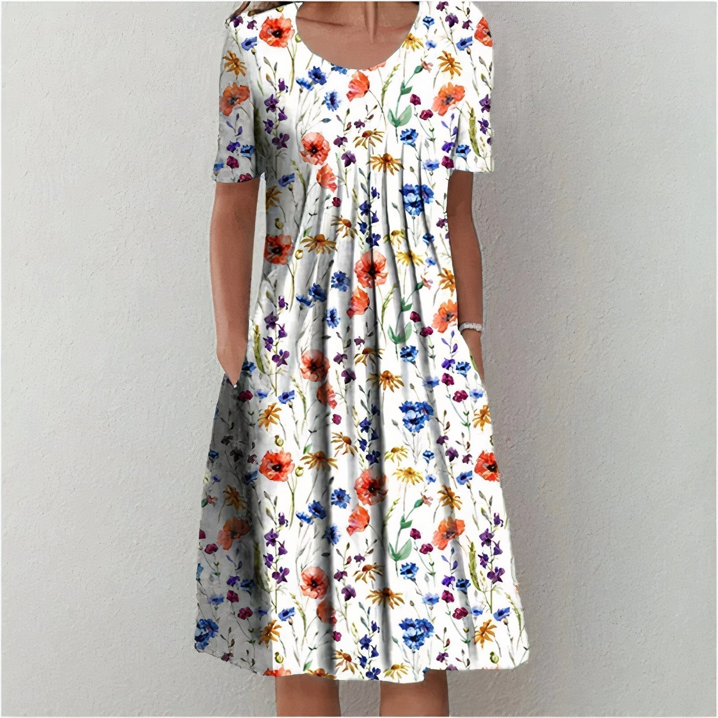 Ulla | Soft Gathered Pocket Dress