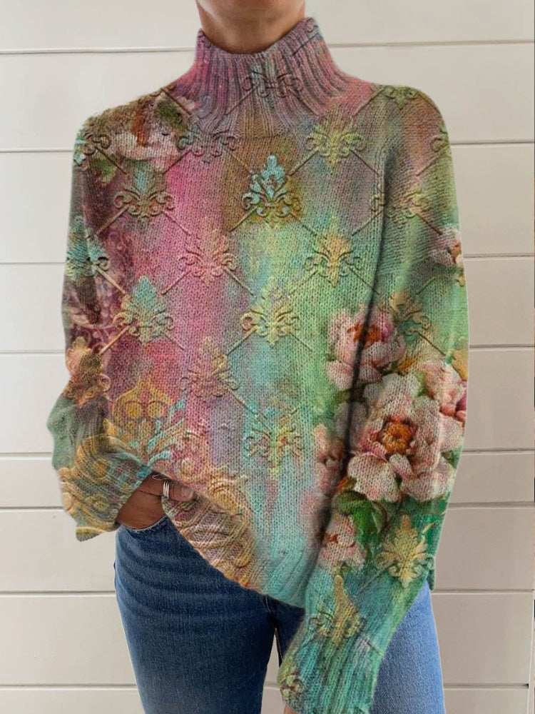 Brandi | Pastel Blossom Sweater