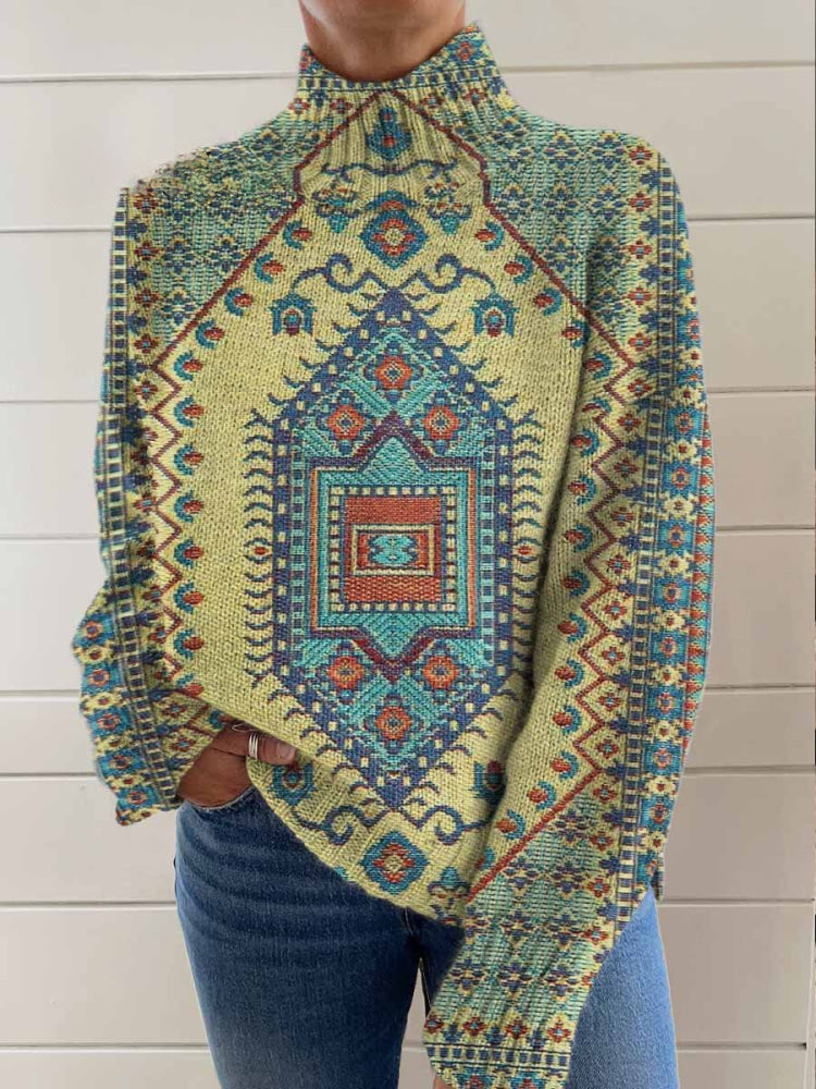 Bridget | Geometric Bliss Sweater