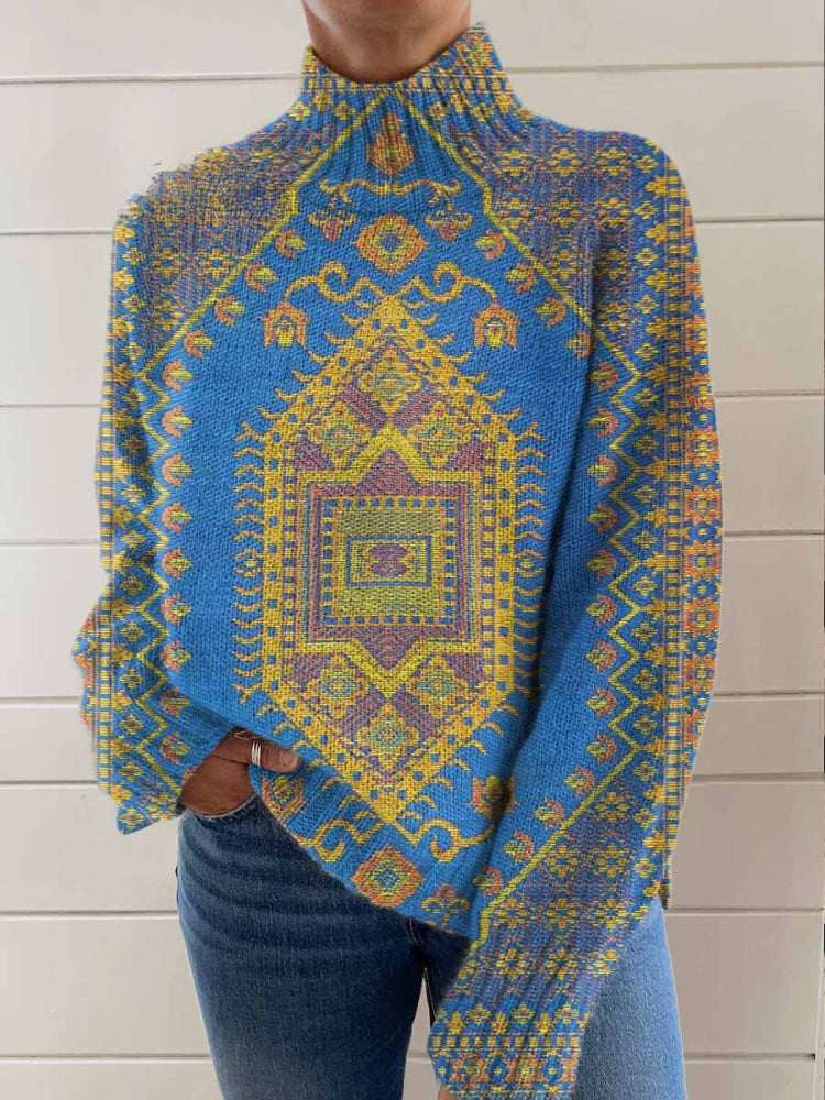 Bridget | Geometric Bliss Sweater