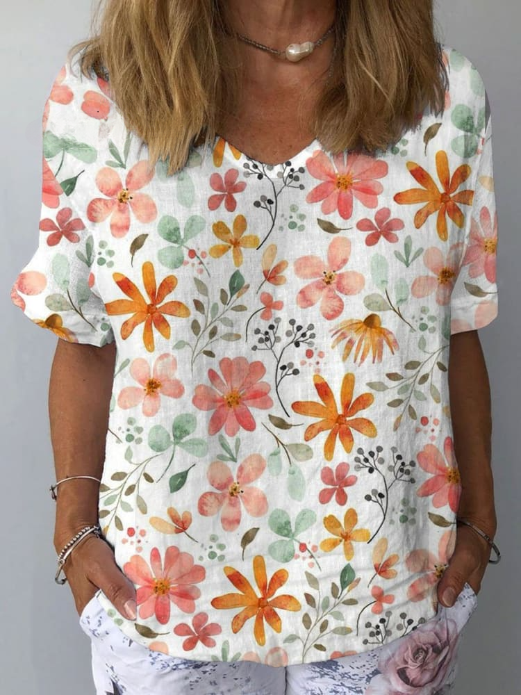 Majie | Floral Print Blouse