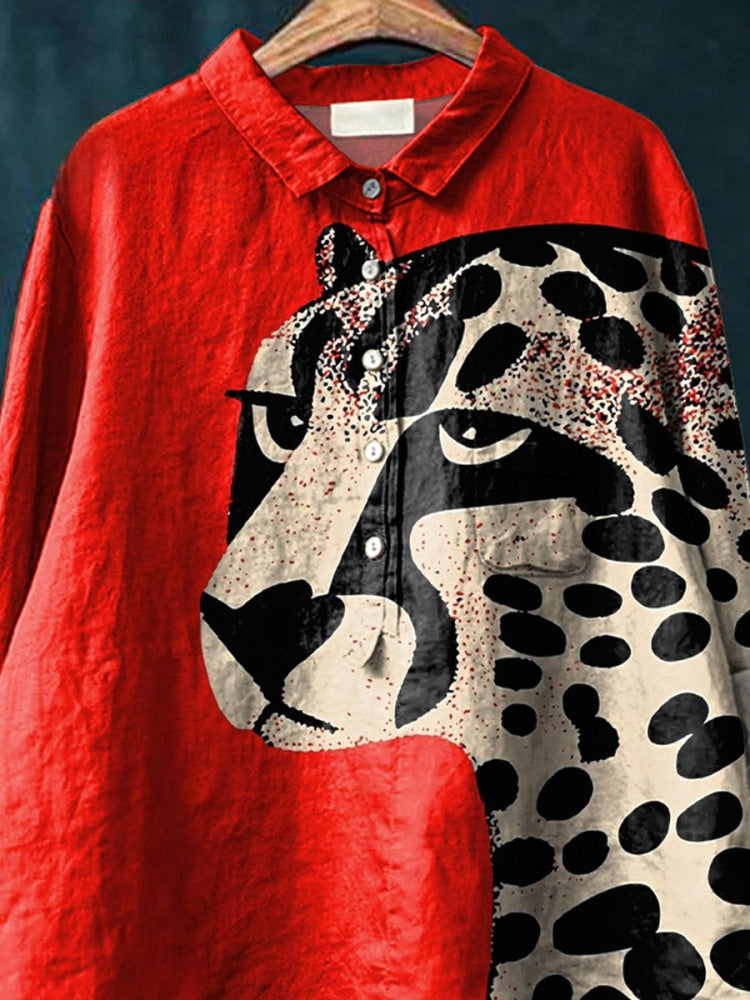 Filippa | Fierce Leopard Blouse