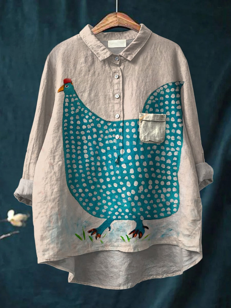 Fiona | Playful Hen Blouse