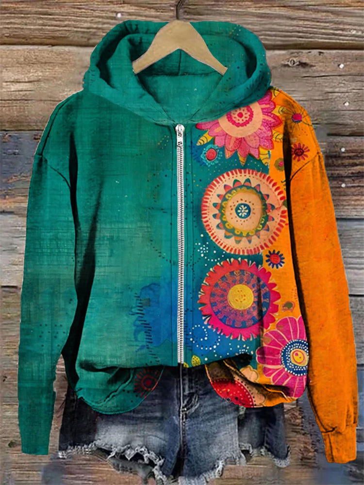 Aria | Boho Mandala Hoodie