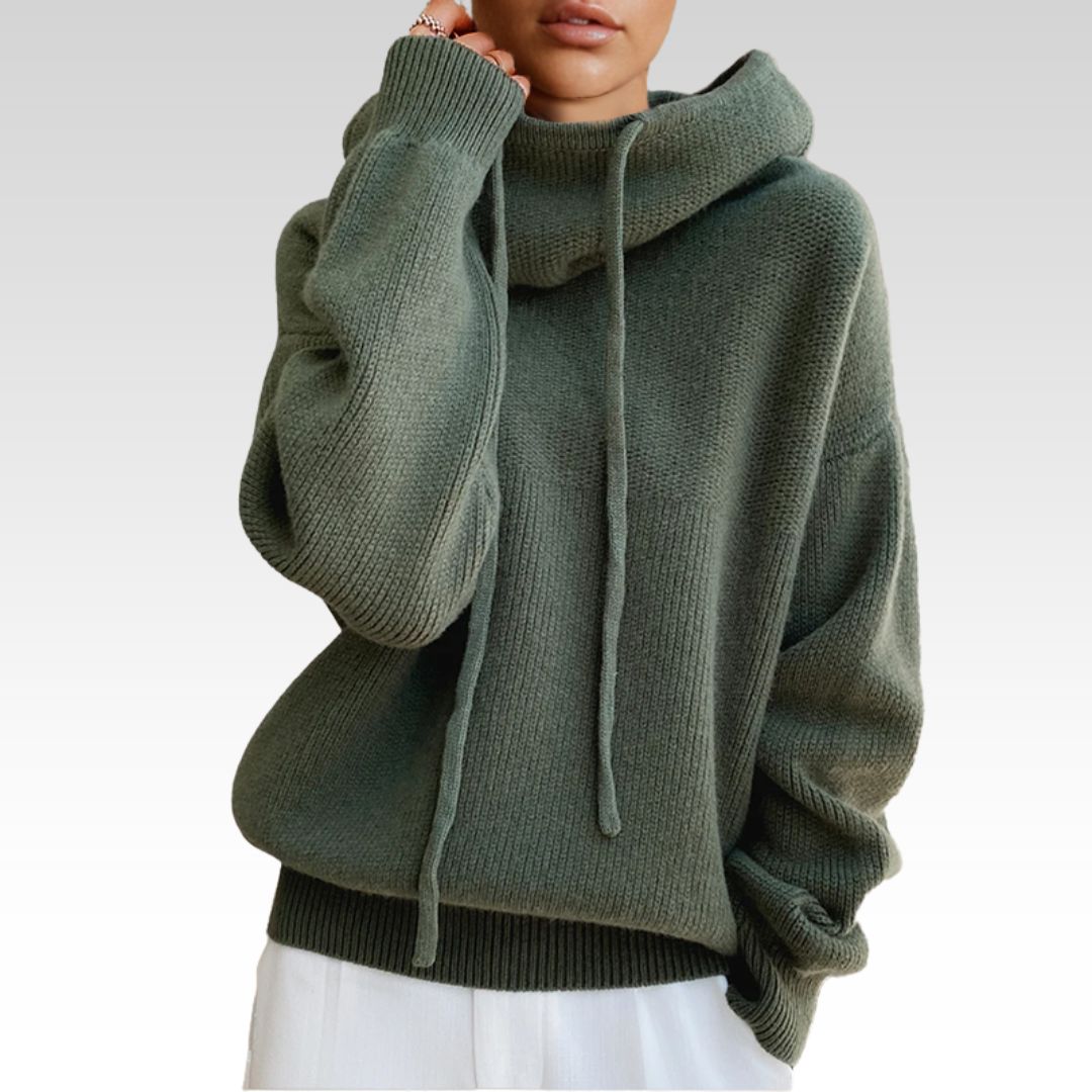 Demi | Hooded Knit Sweater