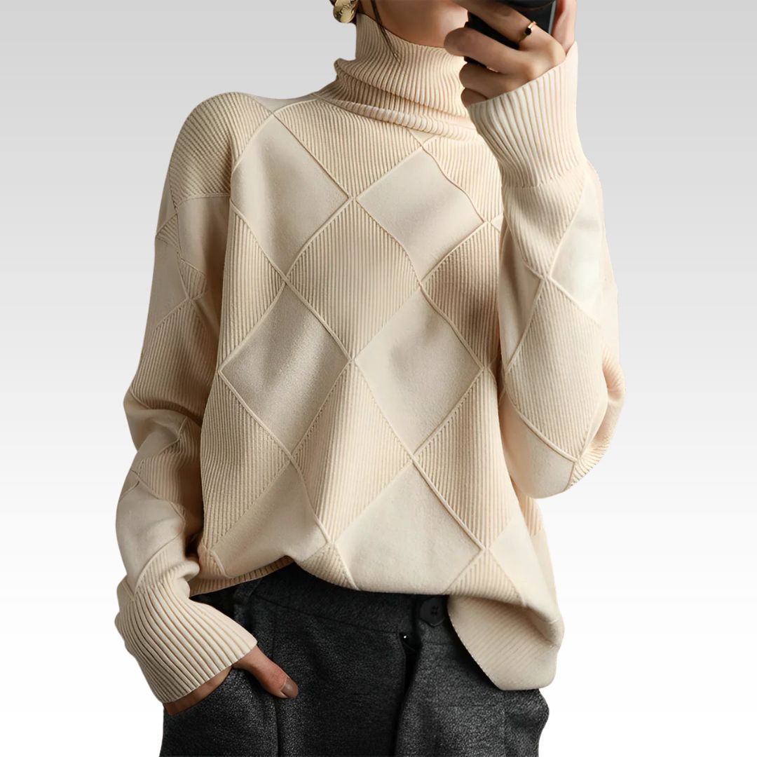 Fabienne | Diamond Knit Sweater