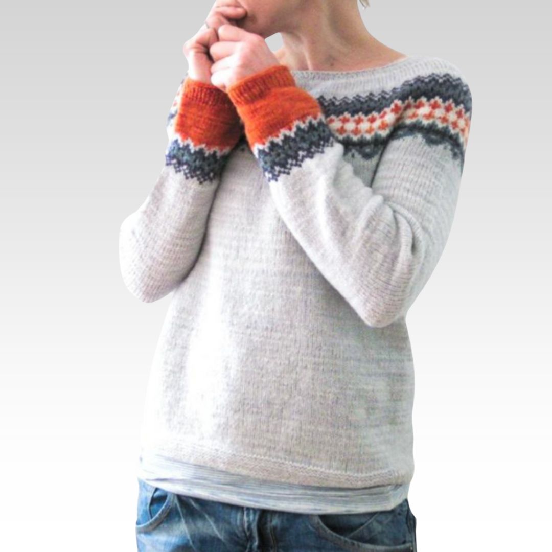 Ariella | Nordic Pattern Sweater