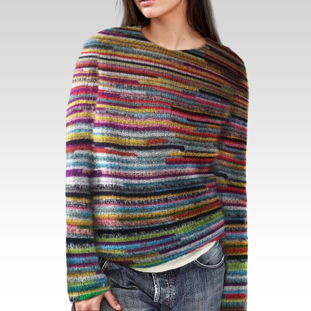 Farah | Vibrant Striped Sweater