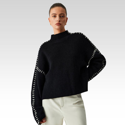 Alessi | Contrast Stitch Sweater