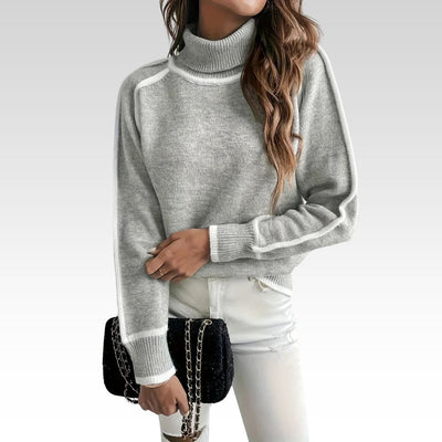 Fiona | High Neck Knit Sweater