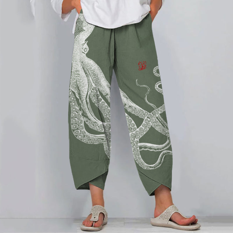 Clara | Octopus Ink Art Pants