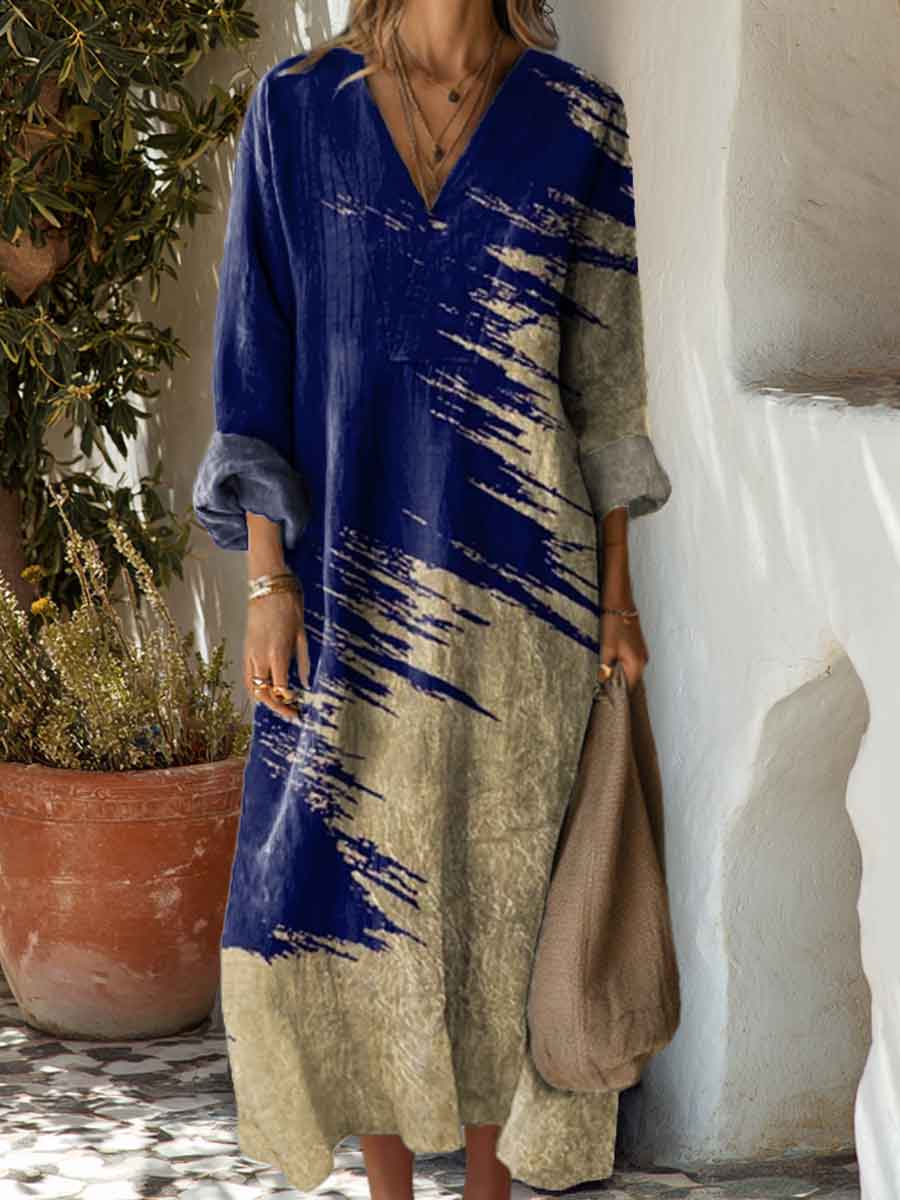 Liva | Midnight Brush Dress