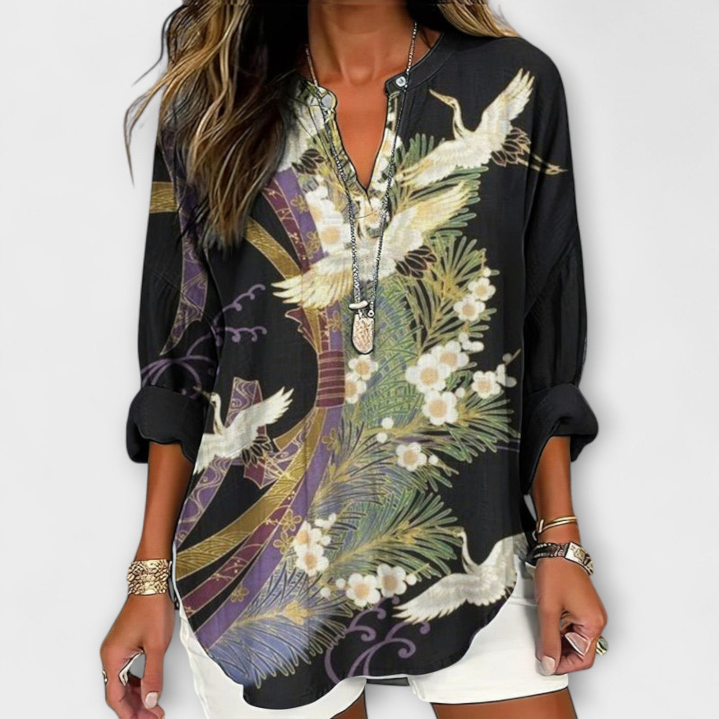 Filippa | Crane Blossom Blouse