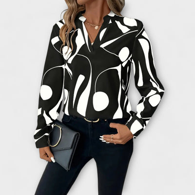 Florence | Abstract Flow Blouse