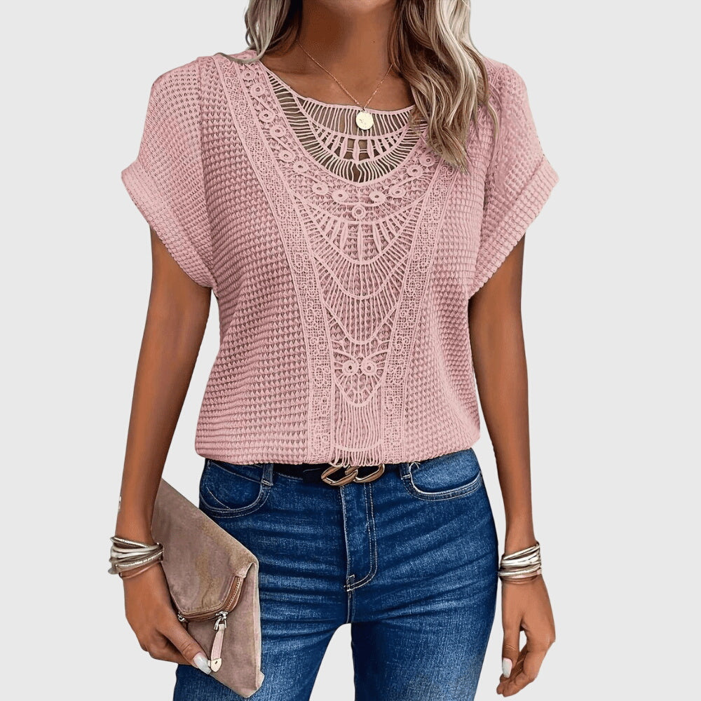 Florentina | Crochet Detail Blouse