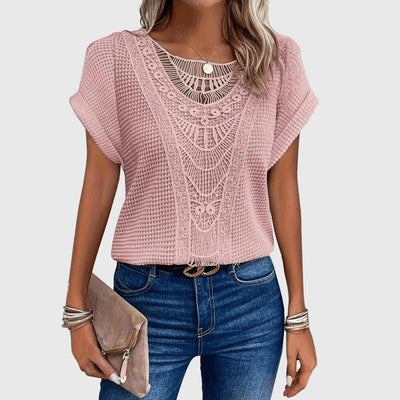 Florentina | Crochet Detail Blouse