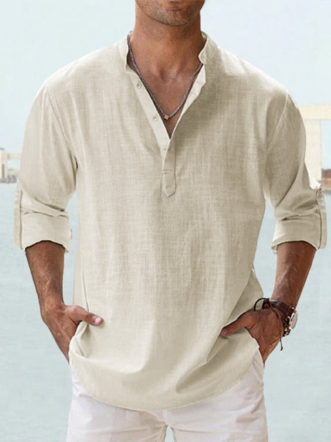 Rasmus | Relaxed Henley Shirt