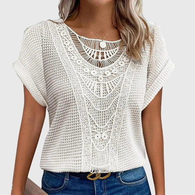Florentina | Crochet Detail Blouse