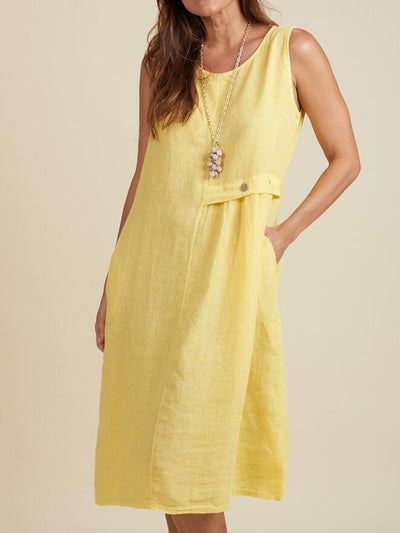 Clara | Casual Button Detail Dress