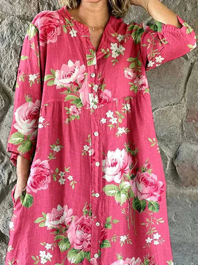 Maddie | Floral Art Dress