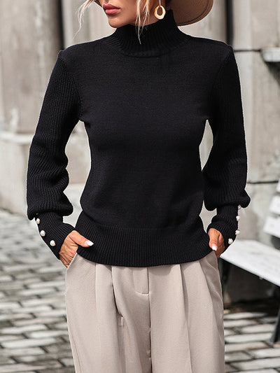Jayden | Pearl Accent Sweater