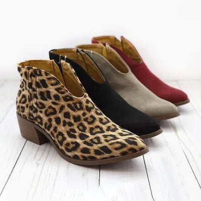 Riley | V-Cut Suede Boots