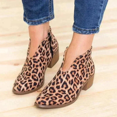 Riley | V-Cut Suede Boots