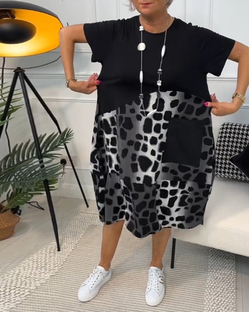 Charlotte | Monochrome Chic Dress