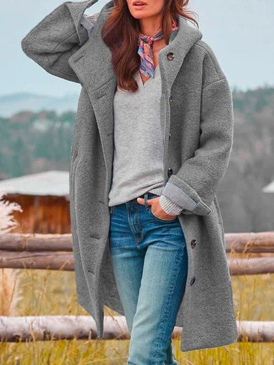 Filippa | Cozy Button-Up Coat