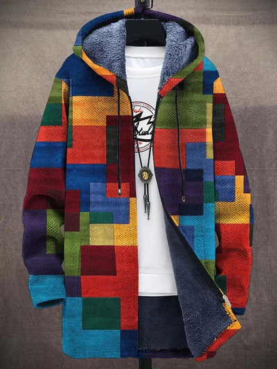 Felicia | Geometric Patch Hoodie