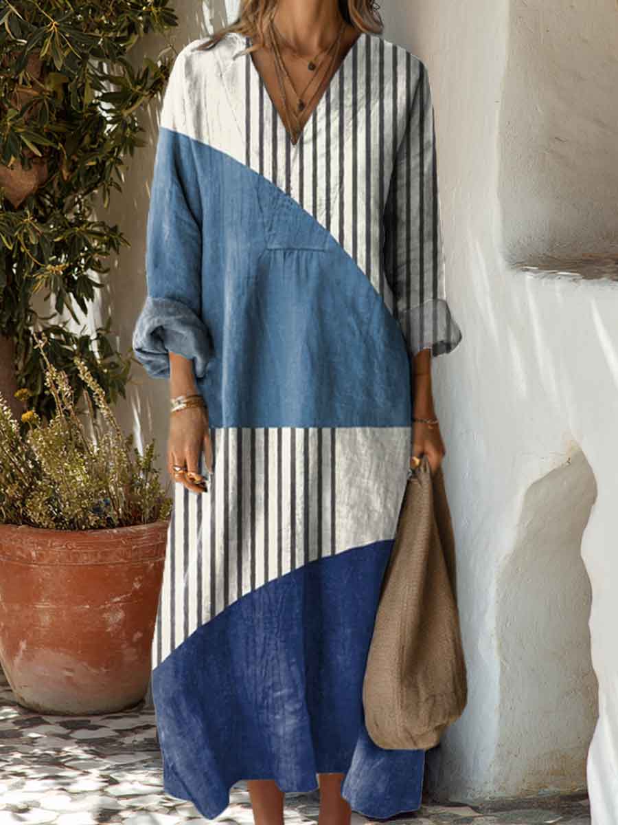 Marianne | Coastal Stripe Dress