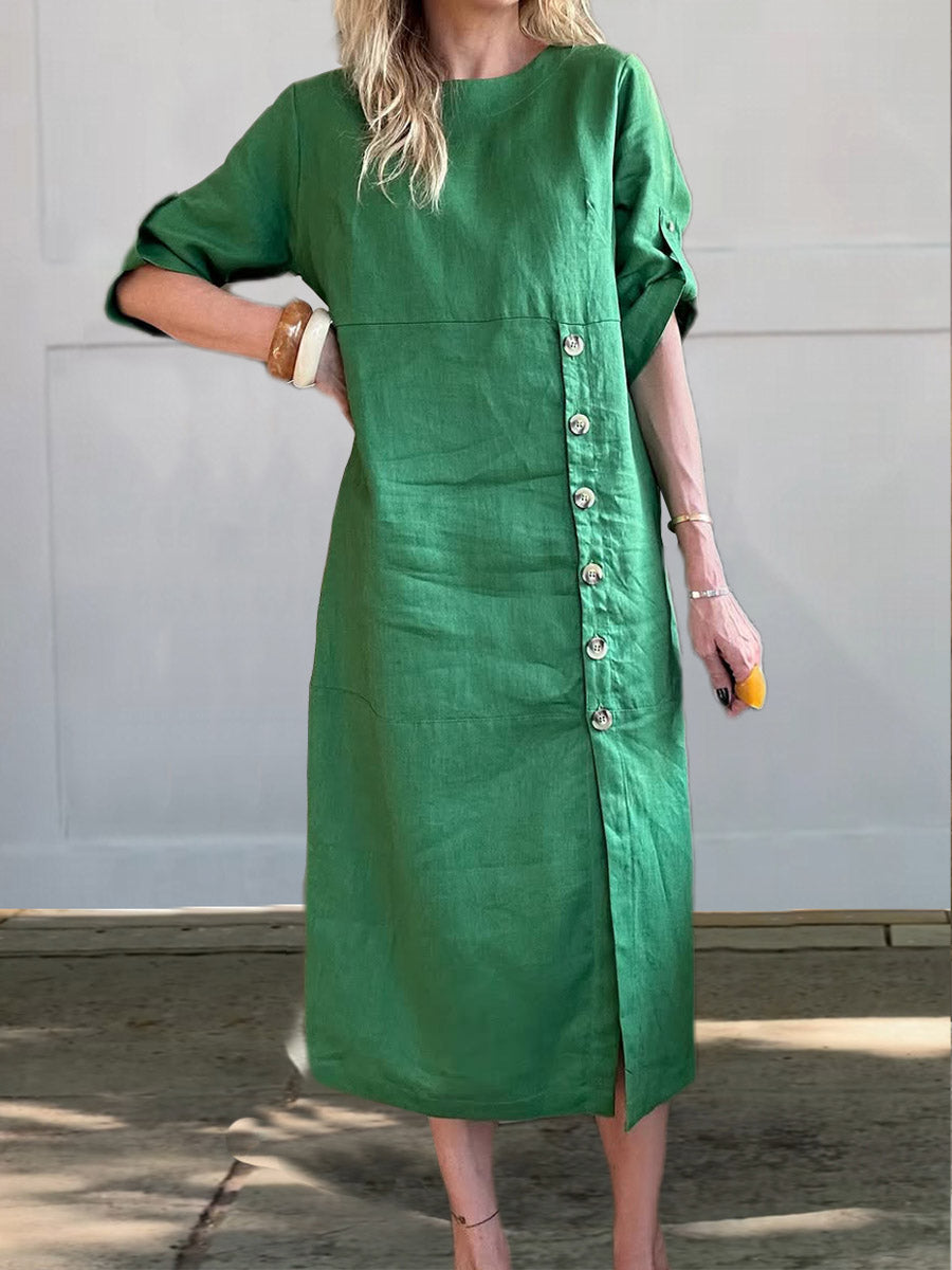 Lesley | Side Button Detail Dress
