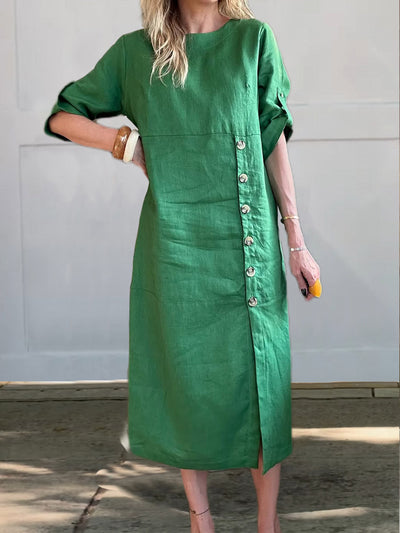 Lesley | Side Button Detail Dress
