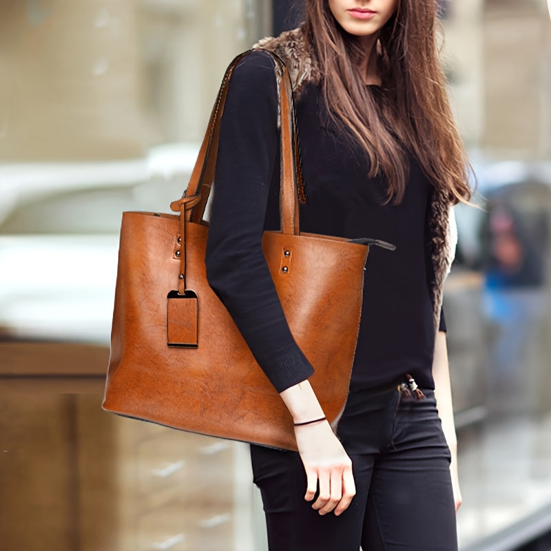 Florence | Classic Leather Tote