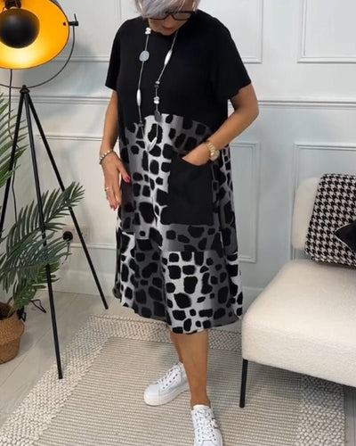 Charlotte | Monochrome Chic Dress