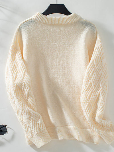 Becky | Textured Knit Sweater