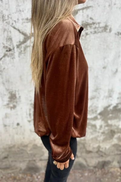 Frederica | Velvet Blouse