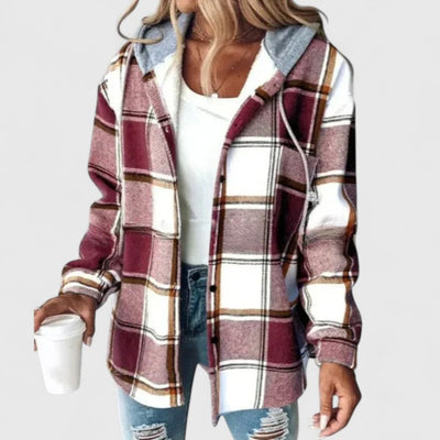 Franka | Plaid Hooded Jacket