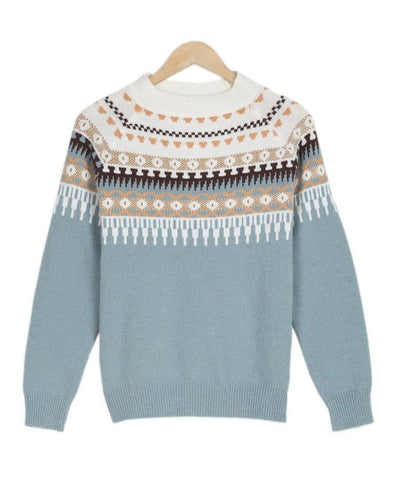 Callie | Cozy Nordic Knit Sweater