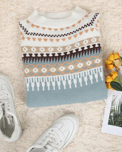 Callie | Cozy Nordic Knit Sweater