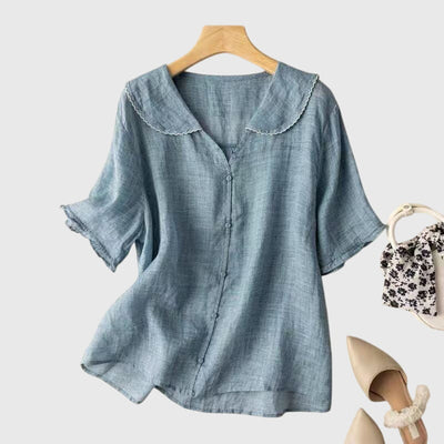 Florina | Soft Button Blouse