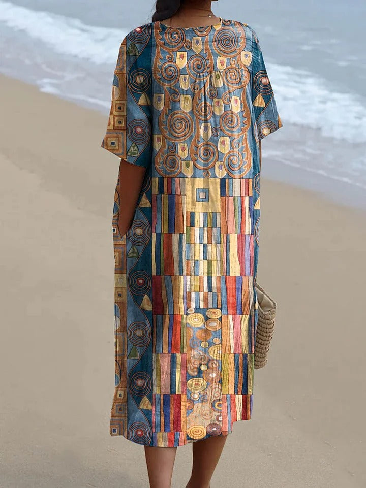 Soria | Artistic Geometric Dress