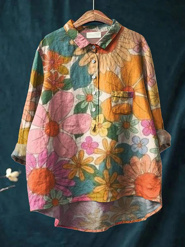 Eva | Floral Breeze Shirt
