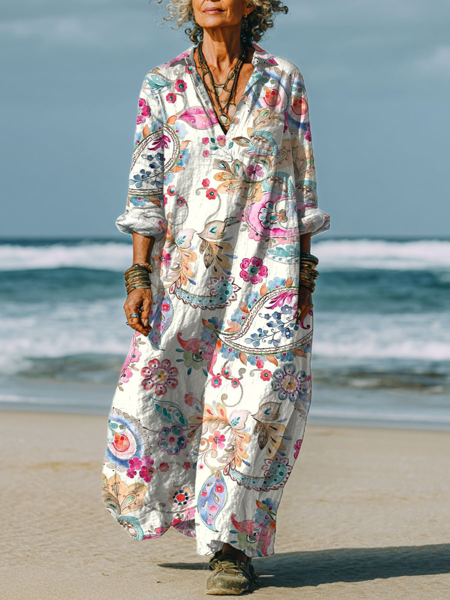 Sandra | Bohemian Floral Bliss Dress