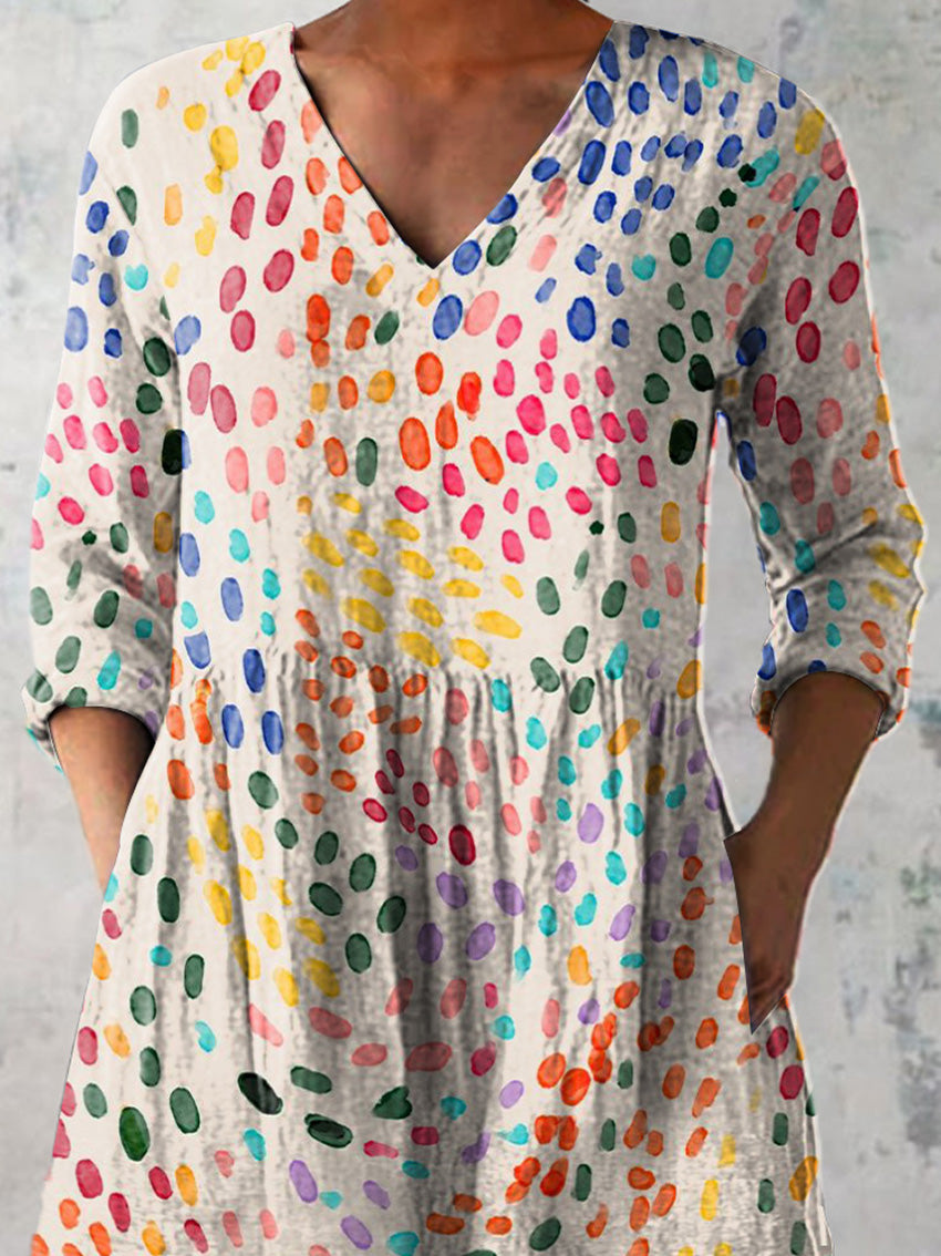 Franka | Rainbow Dots Blouse