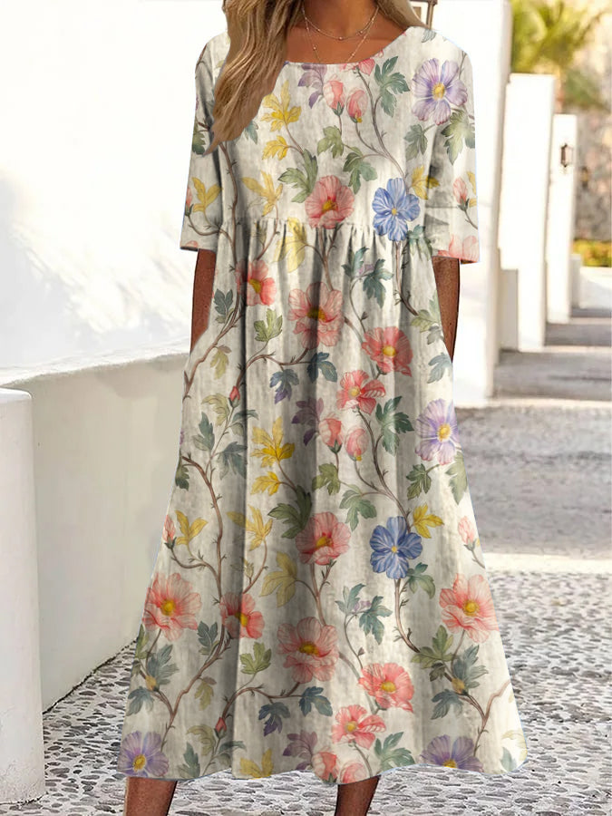 Isla | Floral Garden Dress
