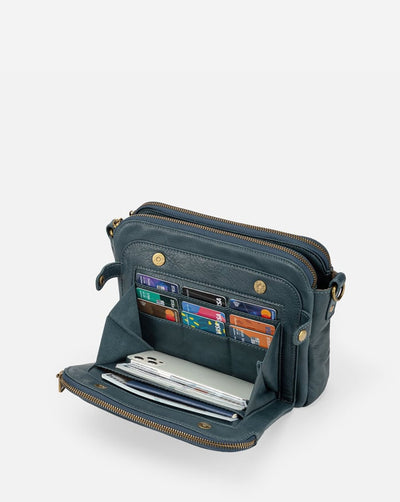 Clara | Vintage Brown Shoulder Bag