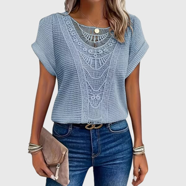 Florentina | Crochet Detail Blouse