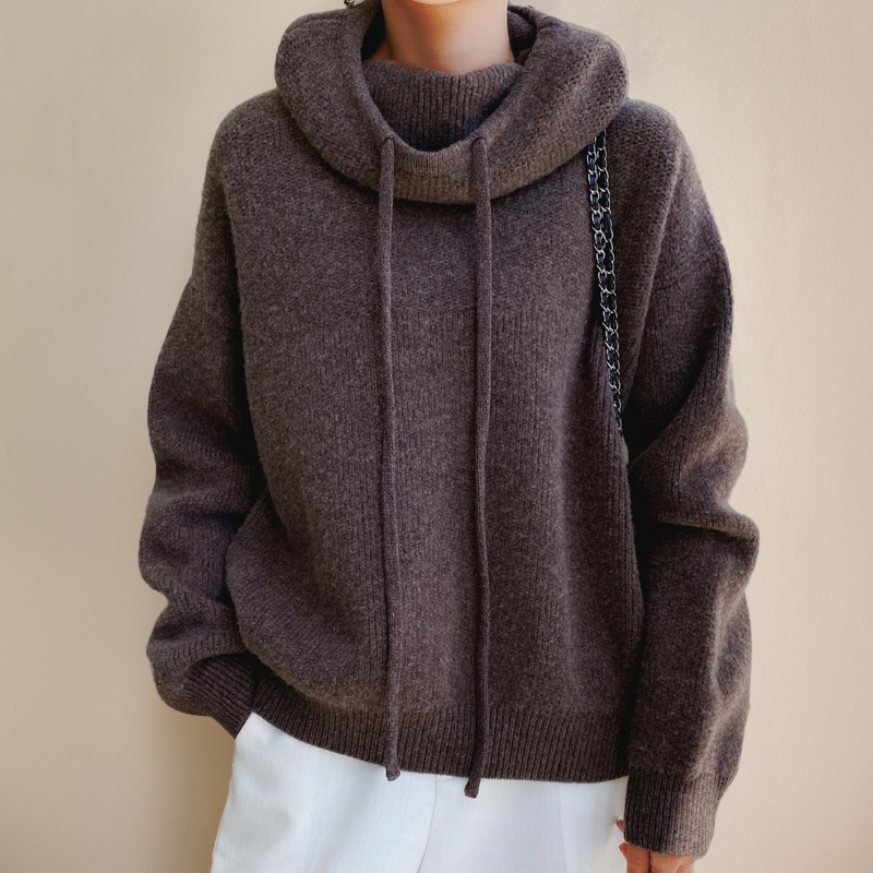 Demi | Hooded Knit Sweater