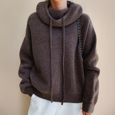 Demi | Hooded Knit Sweater